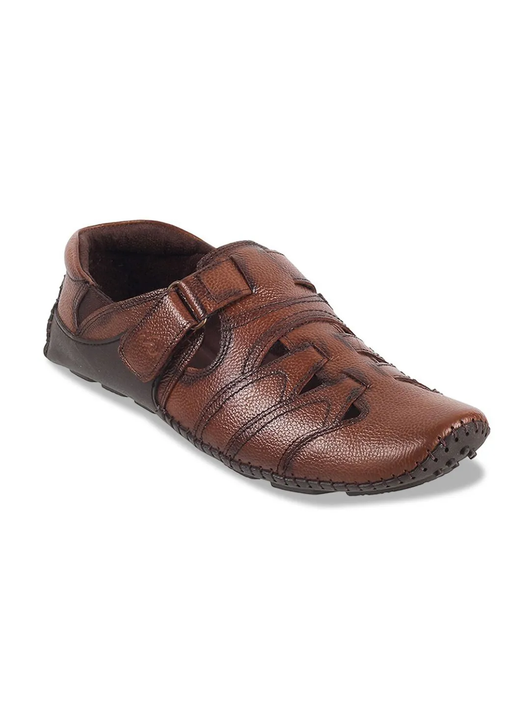 Metro Men Leather Fisherman Sandals