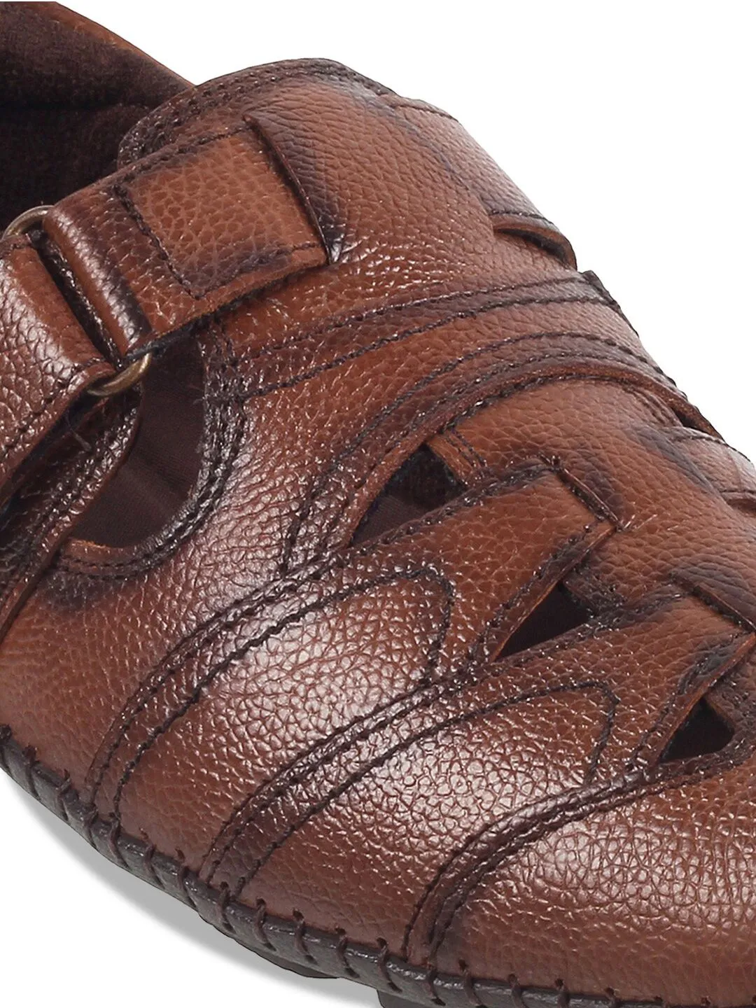 Metro Men Leather Fisherman Sandals
