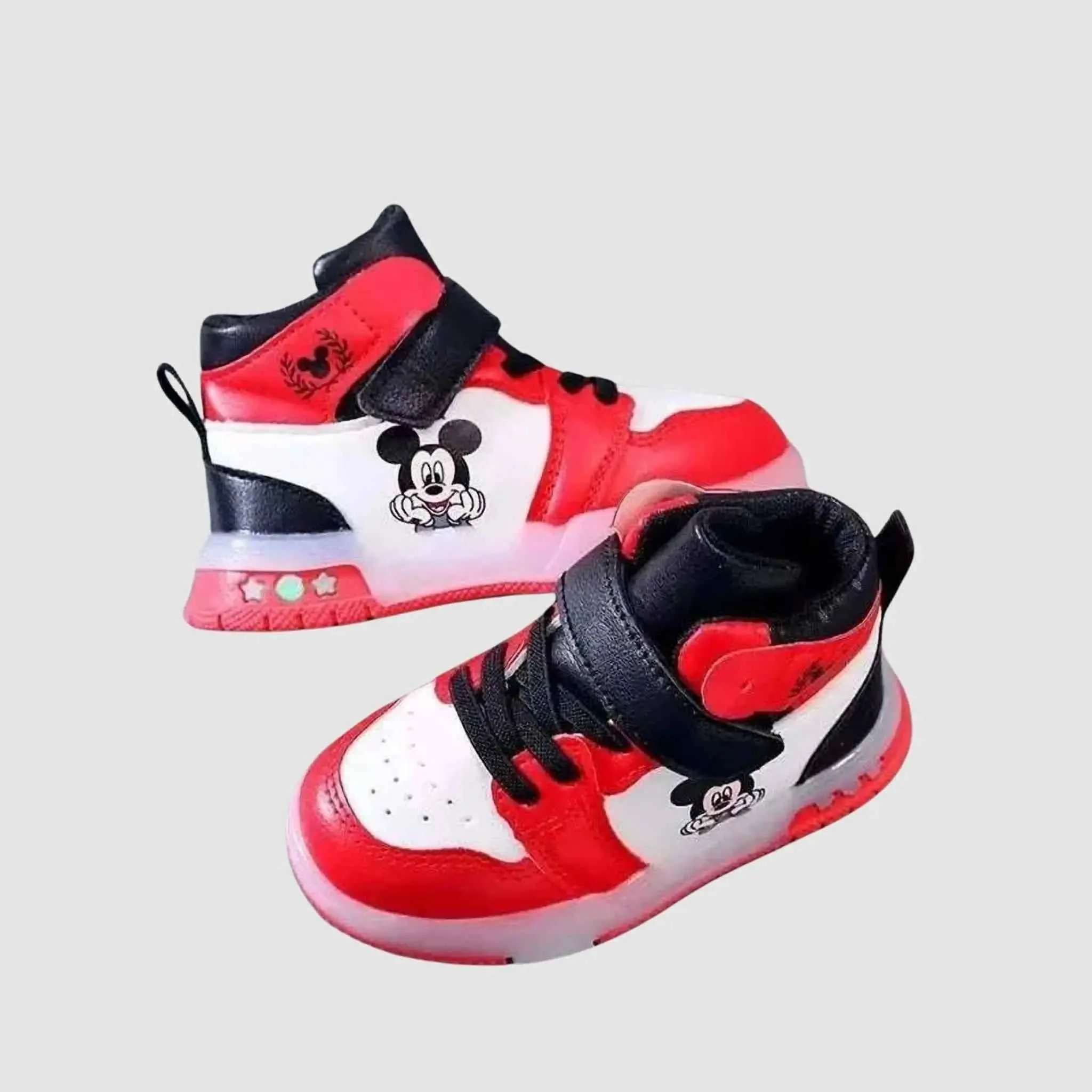 Mickey Mouse LED High-Top Sneakers
