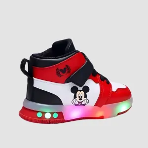 Mickey Mouse LED High-Top Sneakers