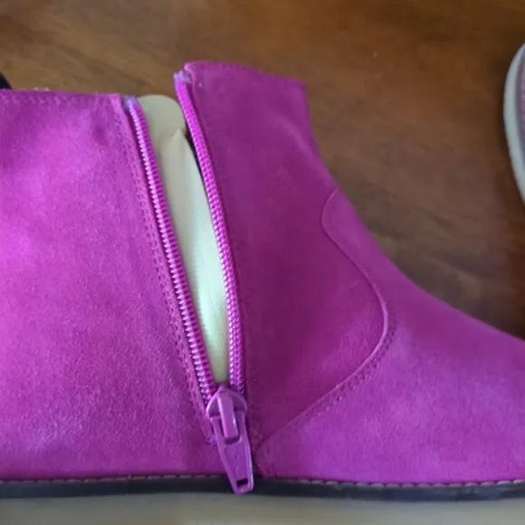 Mini boden Footwear Hot Pink Star Girls Boden Chelsea Boots size3 EU35/US3 NEW.