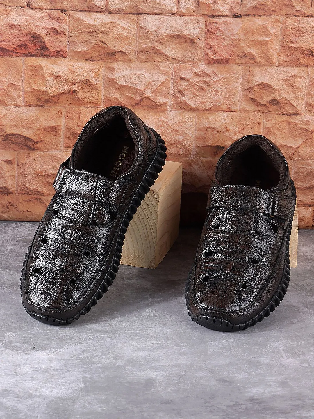 Mochi Leather Fisherman Sandals