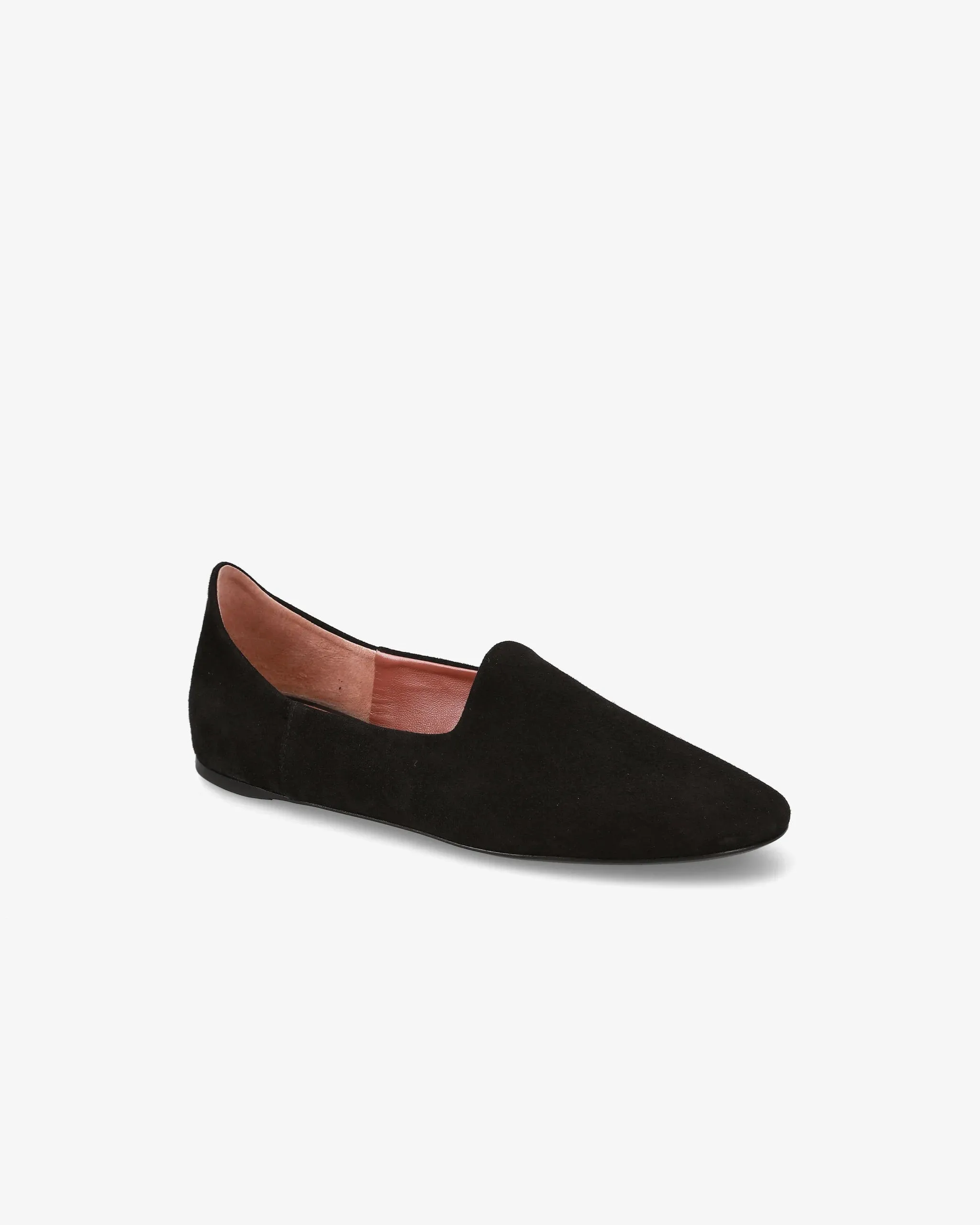 Moroccan Basic in Black Suede M7007B