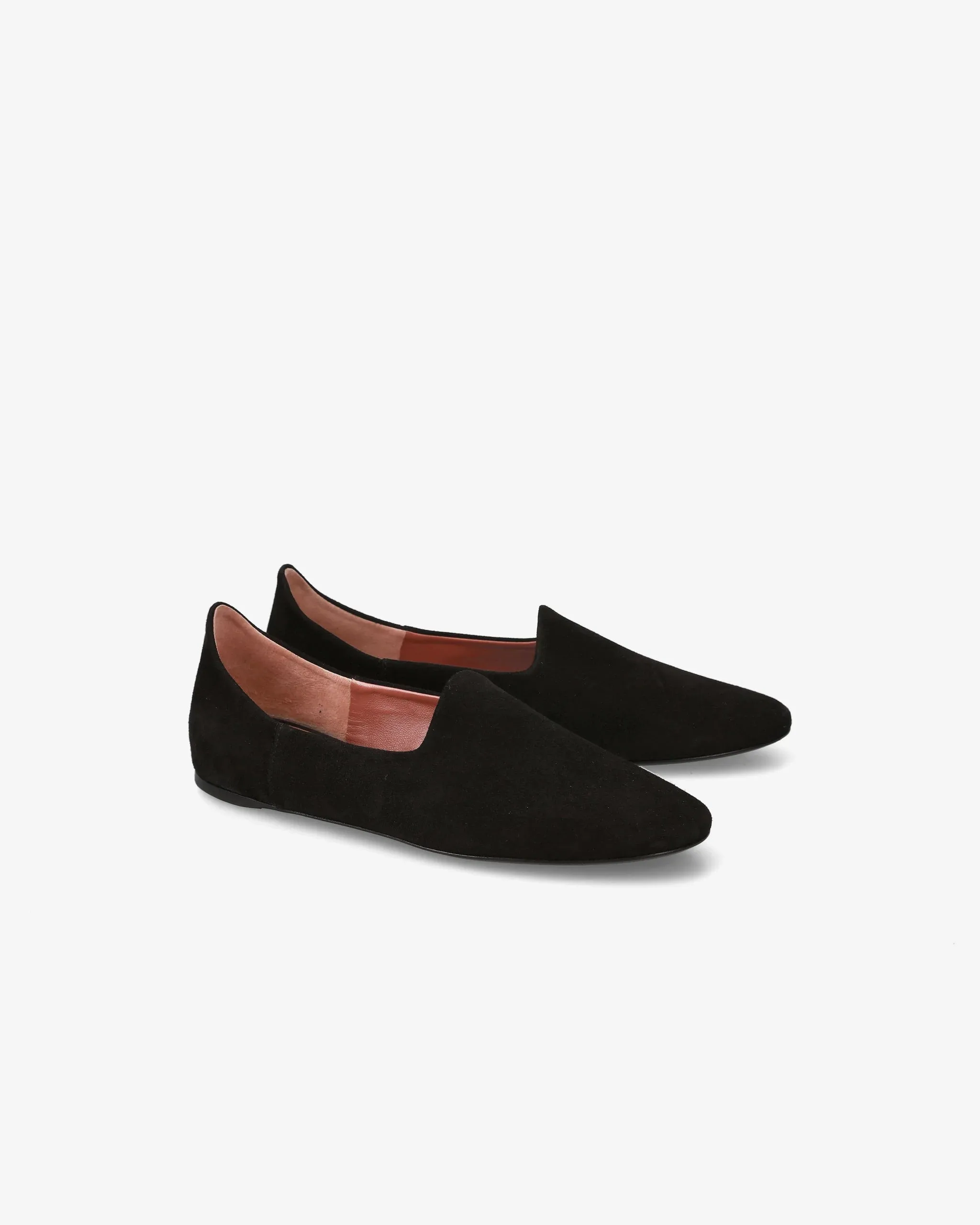 Moroccan Basic in Black Suede M7007B