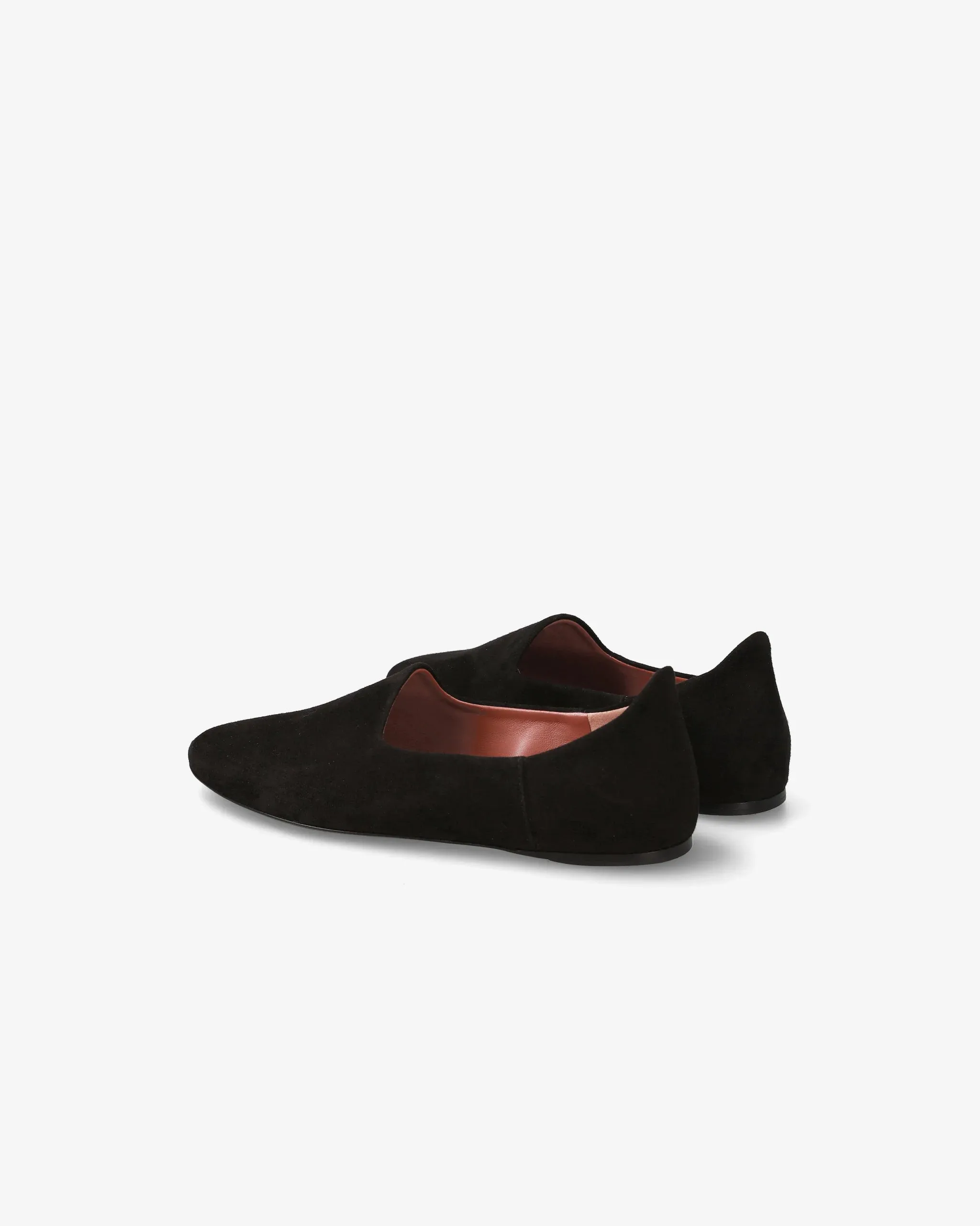 Moroccan Basic in Black Suede M7007B