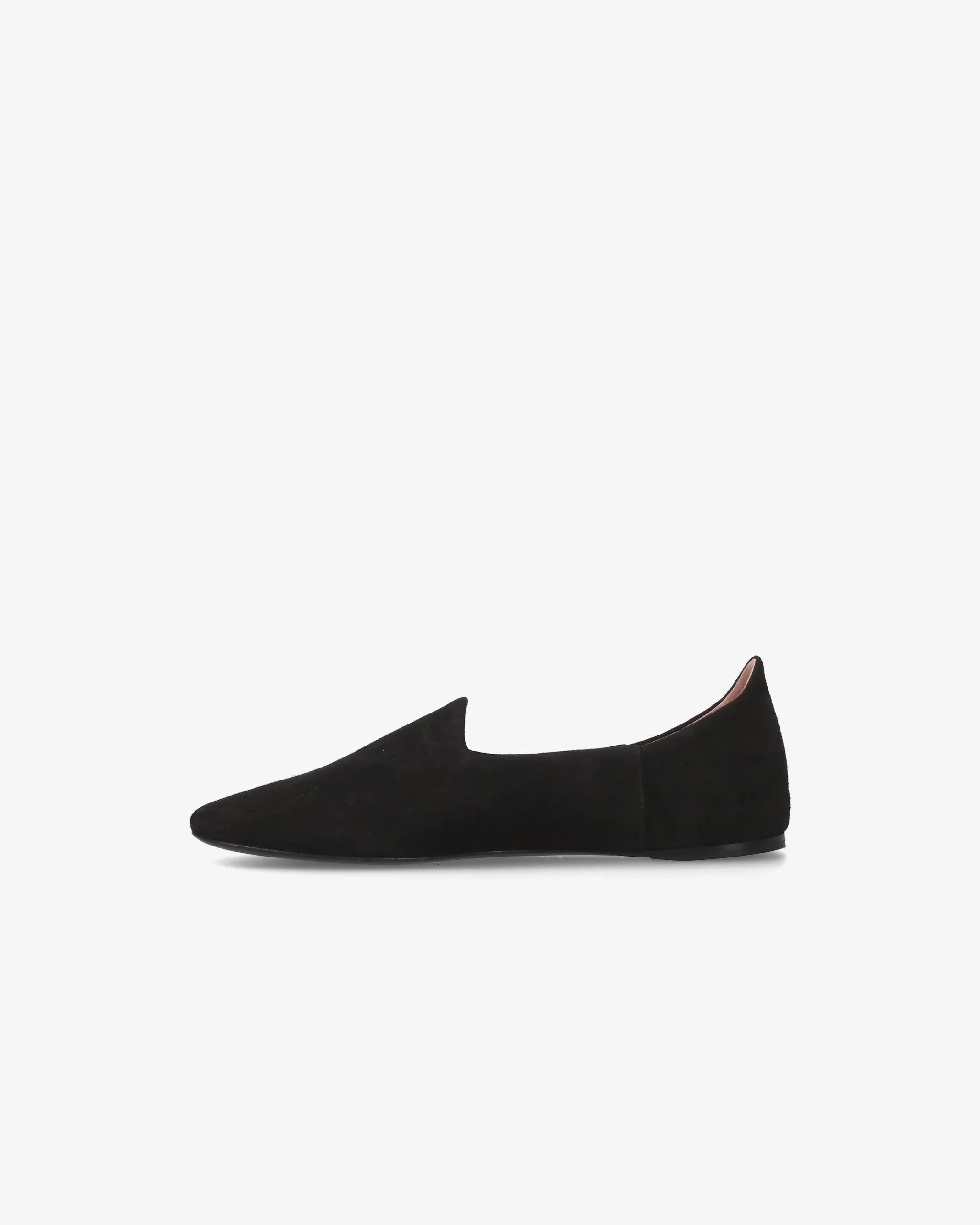 Moroccan Basic in Black Suede M7007B
