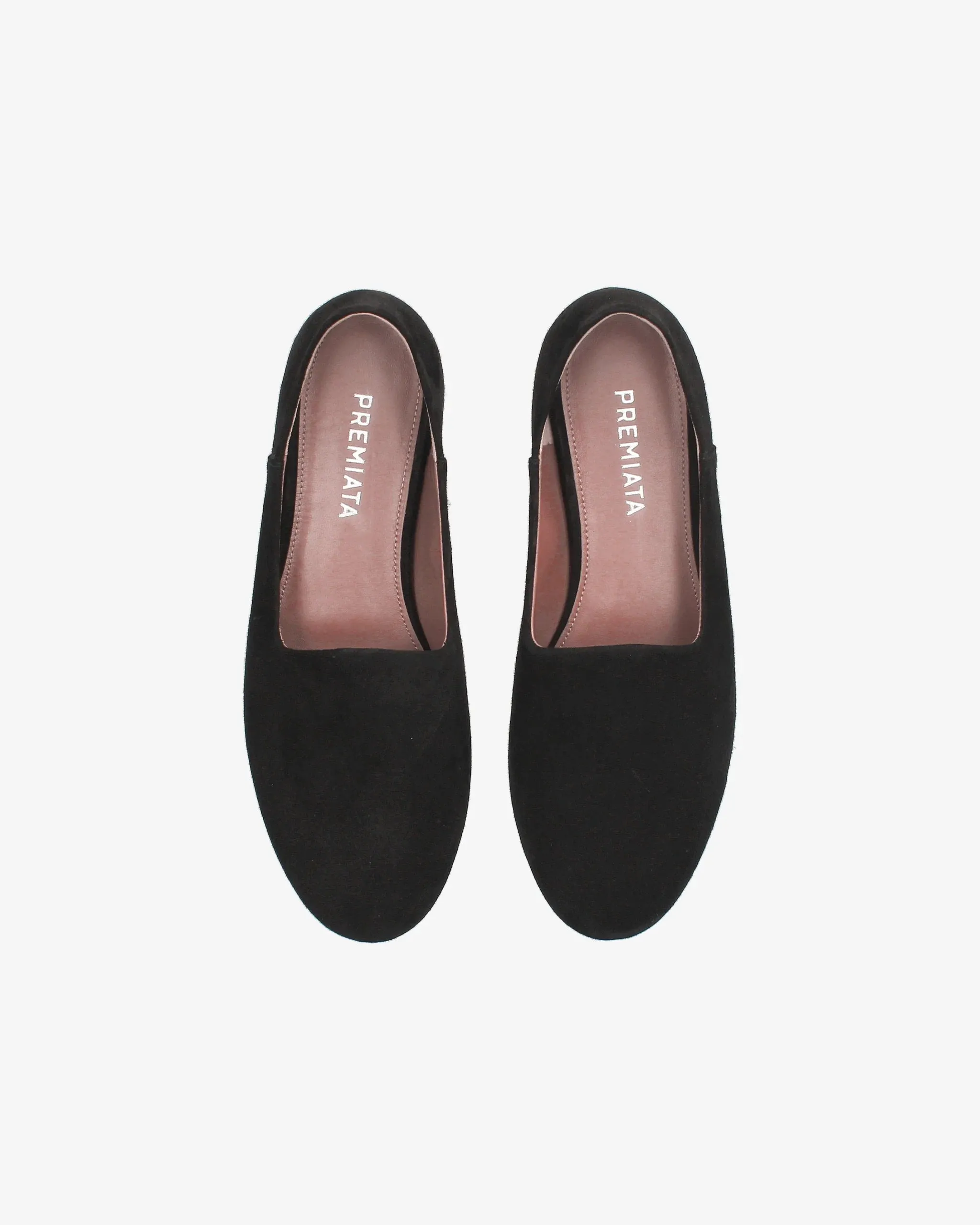 Moroccan Basic in Black Suede M7007B