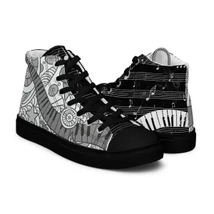 Music Lover Women's High Top Custom Sneakers