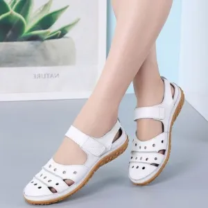 NEW Líli Breathable Orthopedic Sandal Ultra Soft & Bendable, make great indoor shoes, White, Sz 37 (6.5), Retails $45