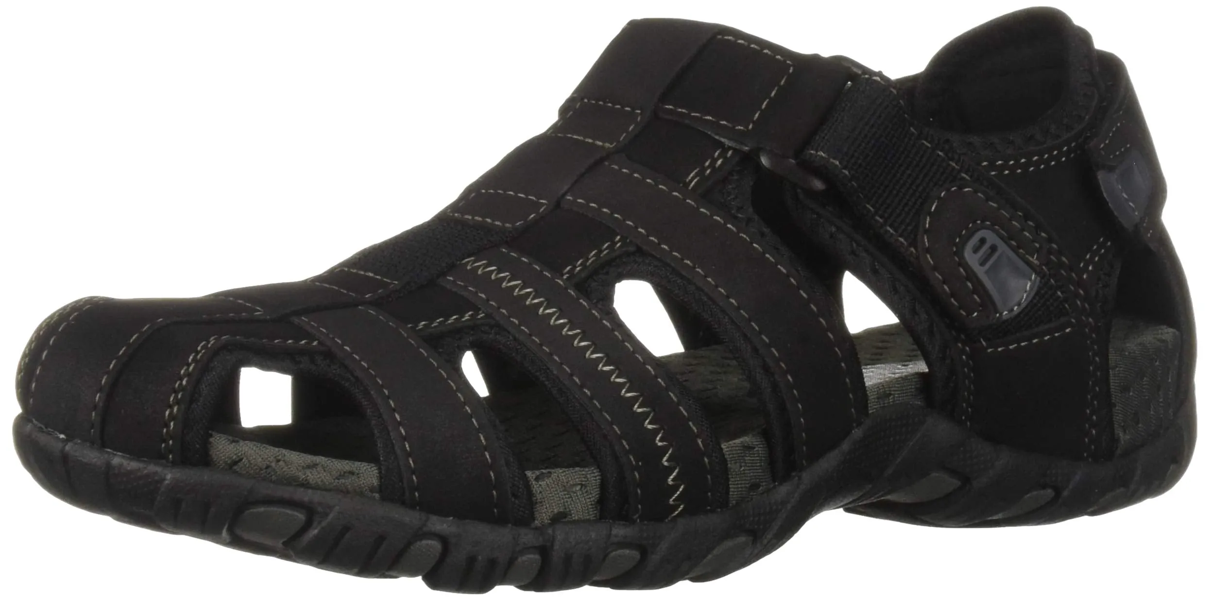 Nunn Bush Men's Rio Bravo Fisherman Closed Toe Outdoor Sandal, Black, 11