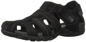 Nunn Bush Men's Rio Bravo Fisherman Closed Toe Outdoor Sandal, Black, 11