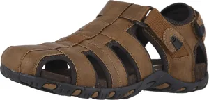 Nunn Bush Men's Rio Bravo Fisherman Closed Toe Outdoor Sandal, Tan, 8