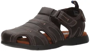 Nunn Bush Men's Rio Grande Closed Toe Fisherman Sandal, Brown, 9 W US