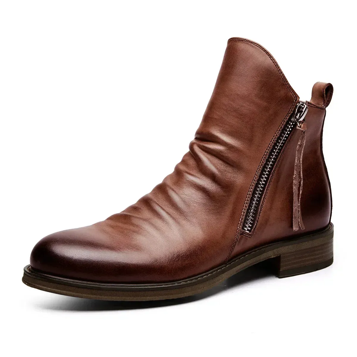 Owens | Authentic Leather Chelsea Boots