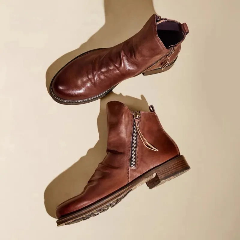 Owens | Authentic Leather Chelsea Boots