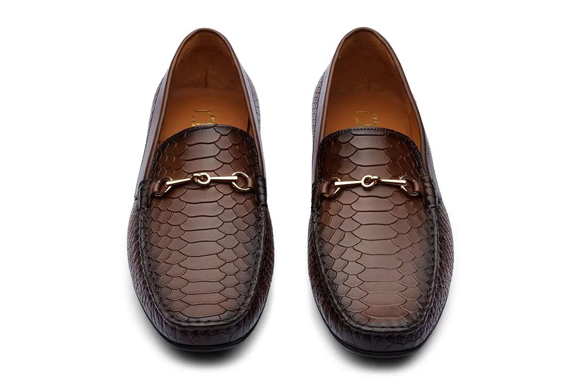 PARIS - CHESTNUT BROWN LEATHERSHOES