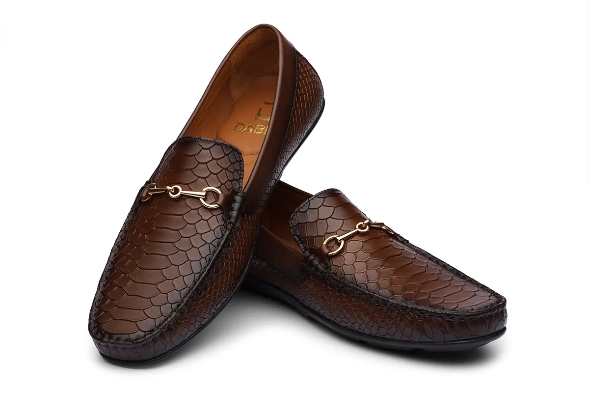 PARIS - CHESTNUT BROWN LEATHERSHOES