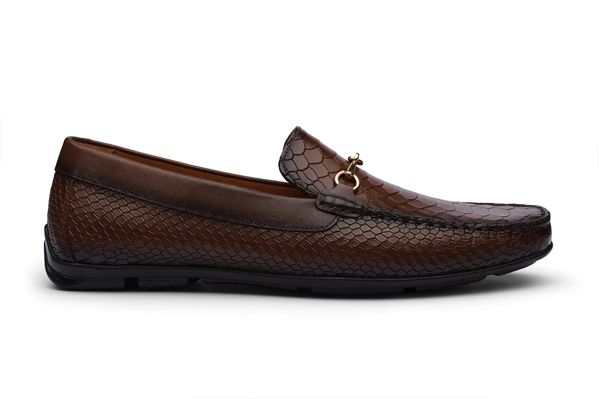 PARIS - CHESTNUT BROWN LEATHERSHOES