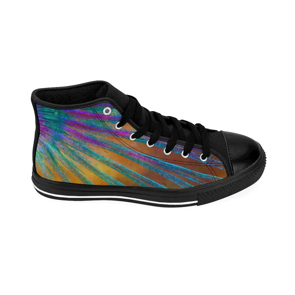 Parrotfish Fin Men's High-top Sneakers