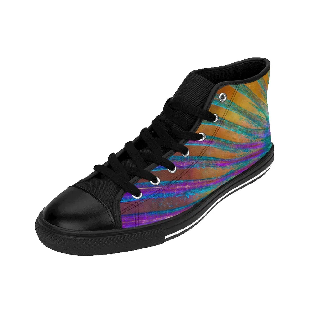 Parrotfish Fin Men's High-top Sneakers
