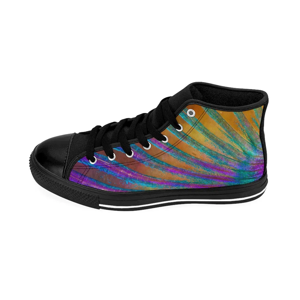Parrotfish Fin Men's High-top Sneakers