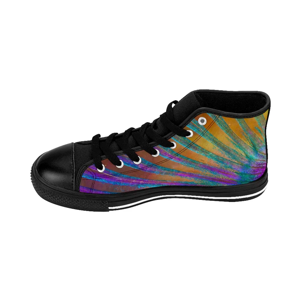 Parrotfish Fin Men's High-top Sneakers