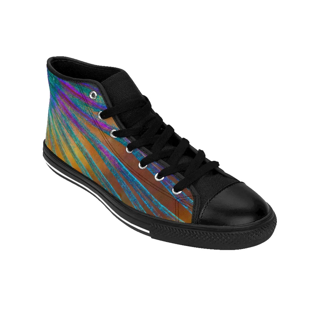 Parrotfish Fin Men's High-top Sneakers
