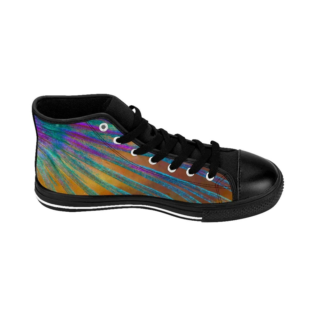 Parrotfish Fin Men's High-top Sneakers