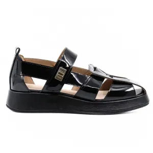 Patty Lock Sandal Black
