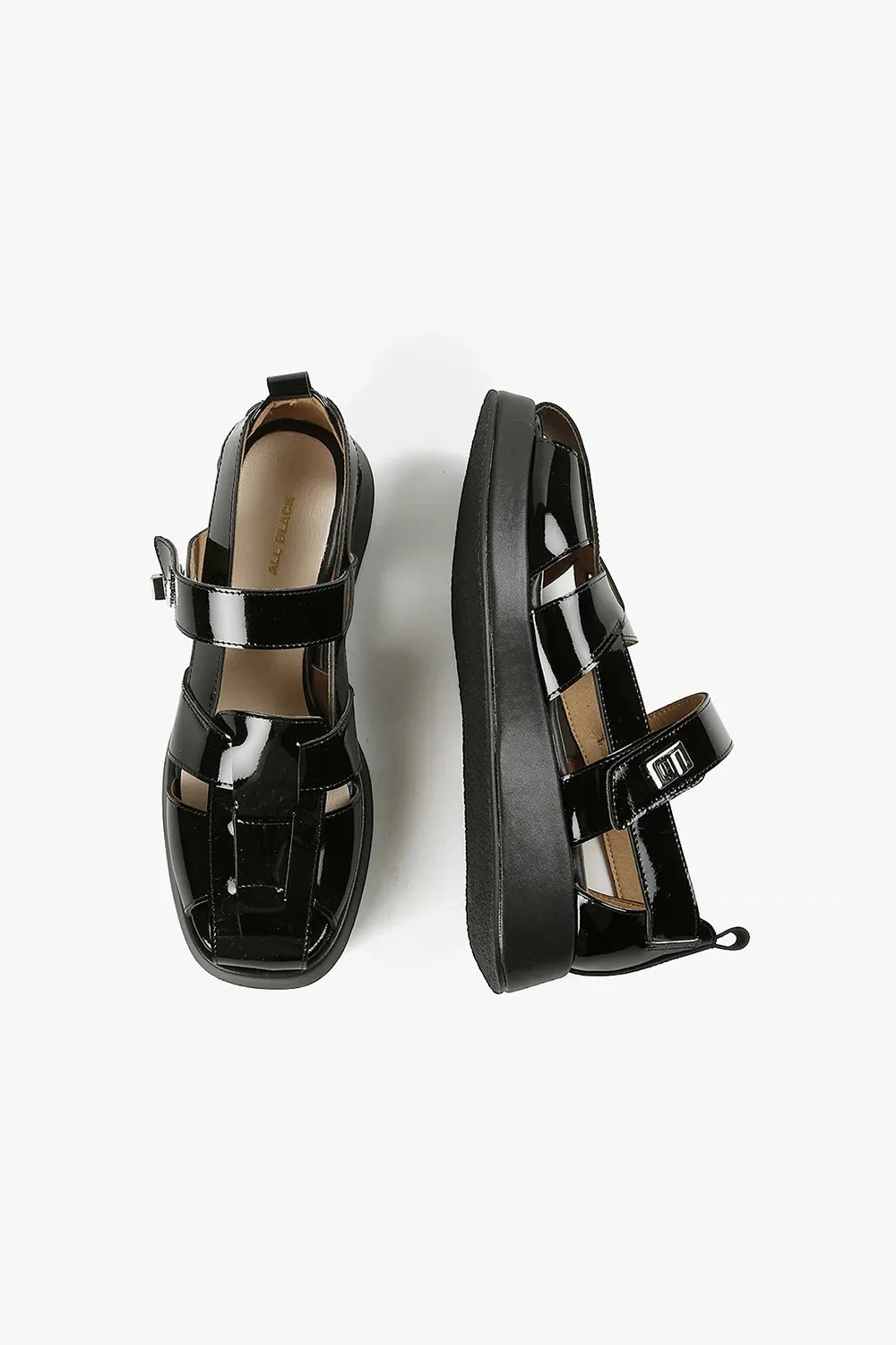 Patty Lock Sandal Black