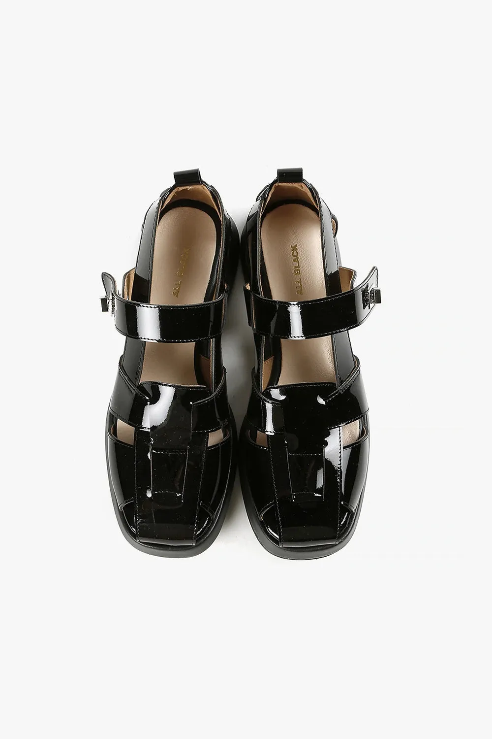Patty Lock Sandal Black