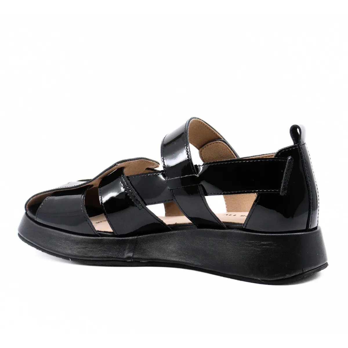 Patty Lock Sandal Black
