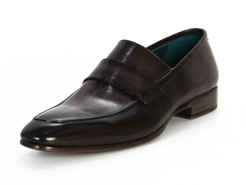 Paul Parkman Men's Hand-Painted Leather Loafers