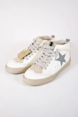 Paulina Slate Blue High Top Sneakers