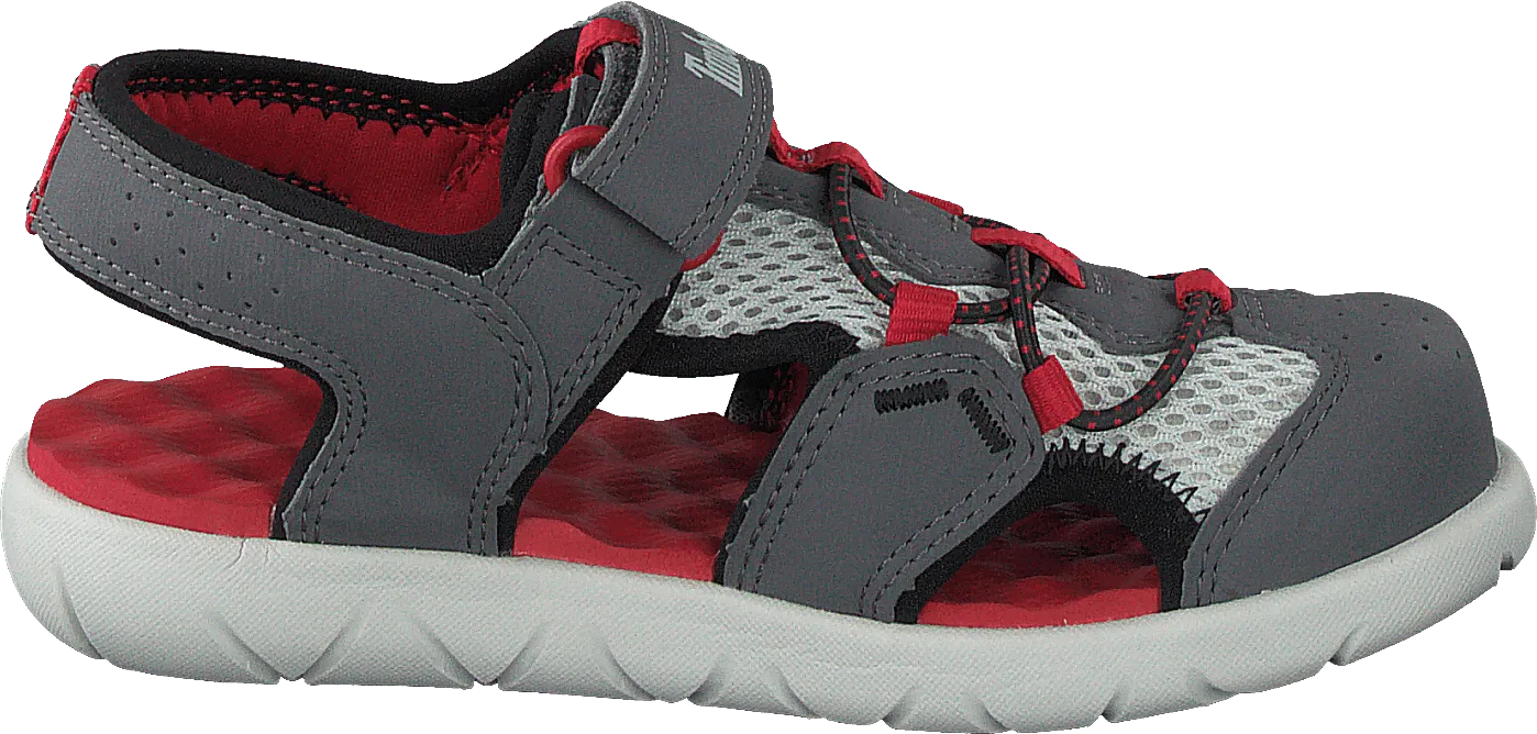 Perkins Row Fisherman Dark Grey/red