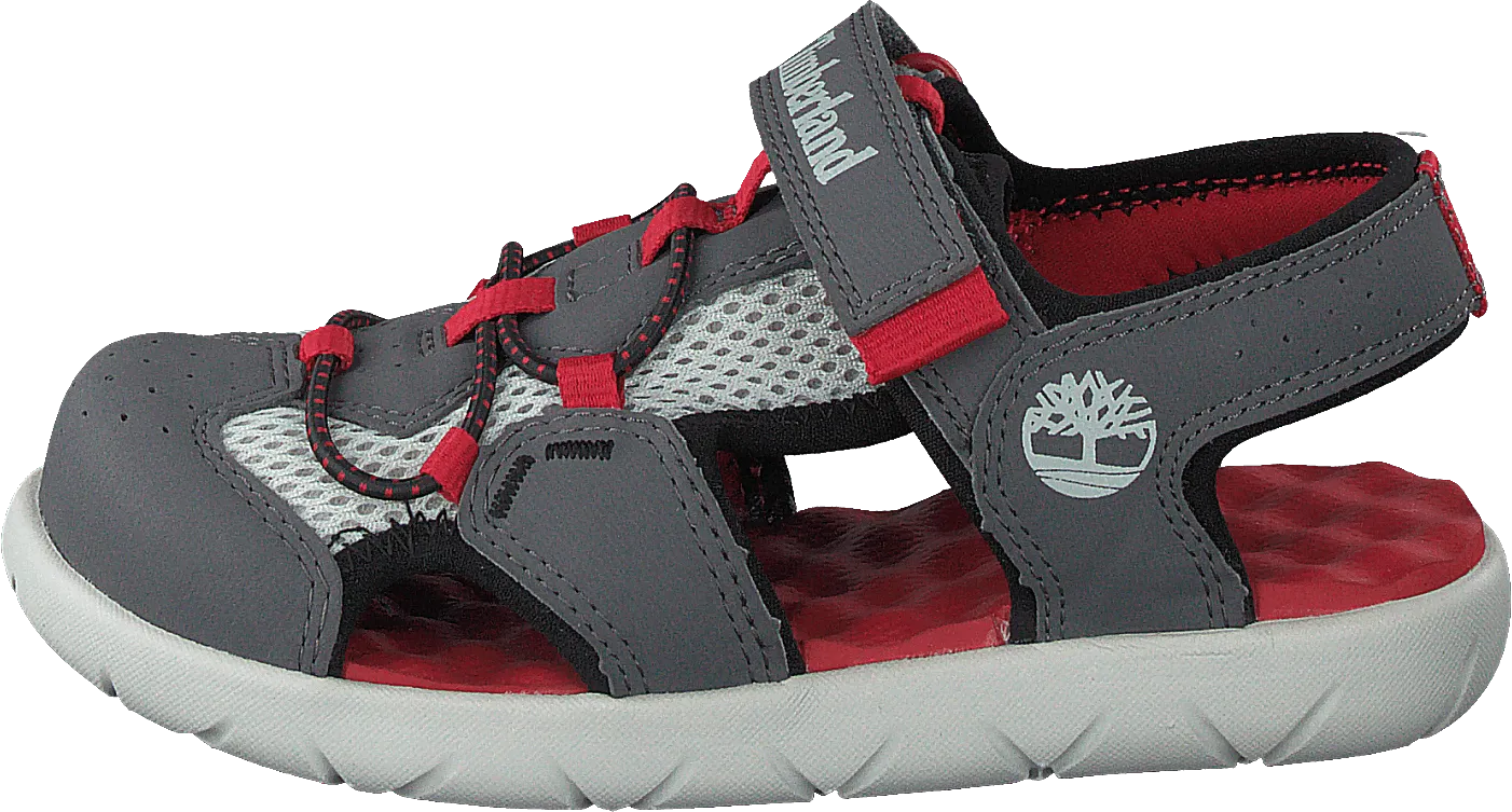 Perkins Row Fisherman Dark Grey/red