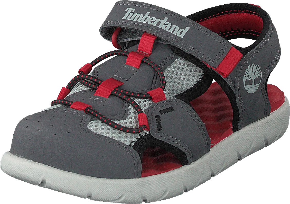 Perkins Row Fisherman Dark Grey/red
