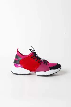 Pink and Purple Fashion Sneakers
