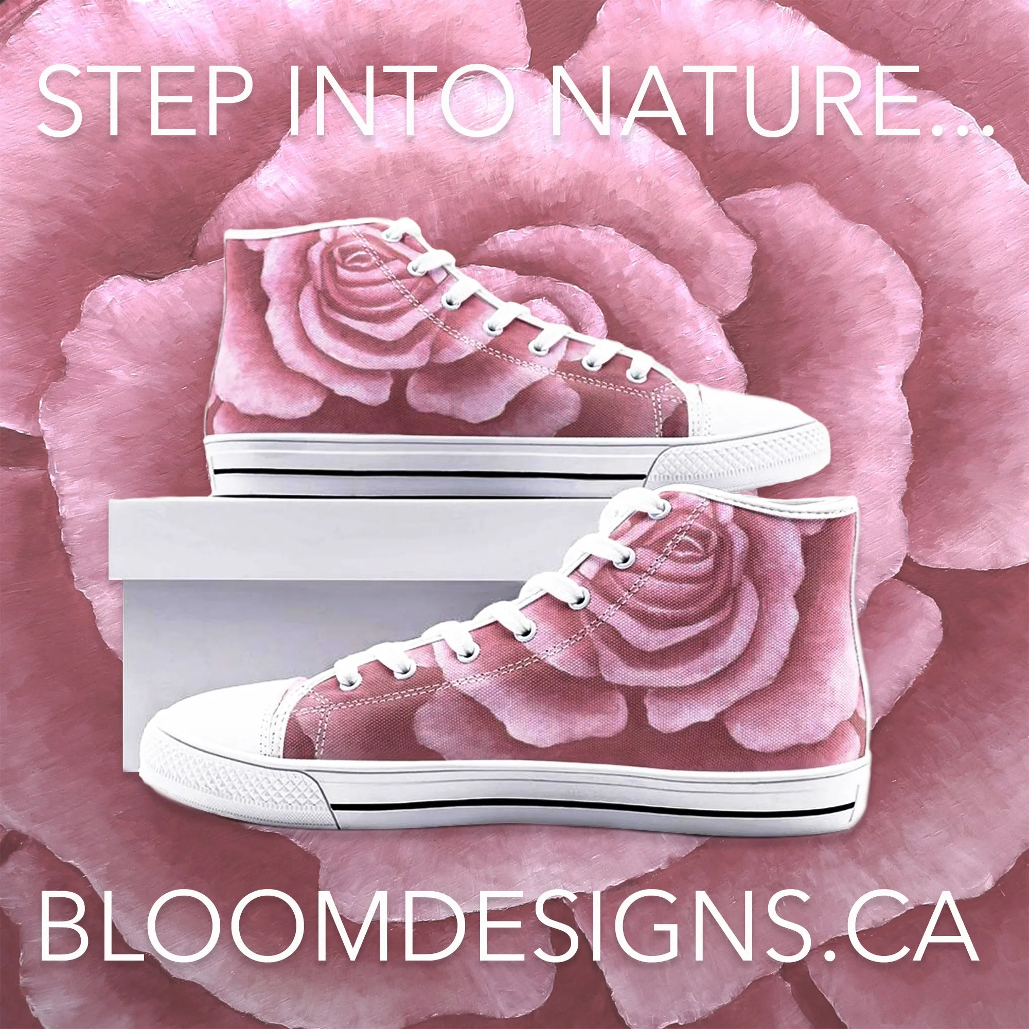 Pink Rose High-top Sneakers