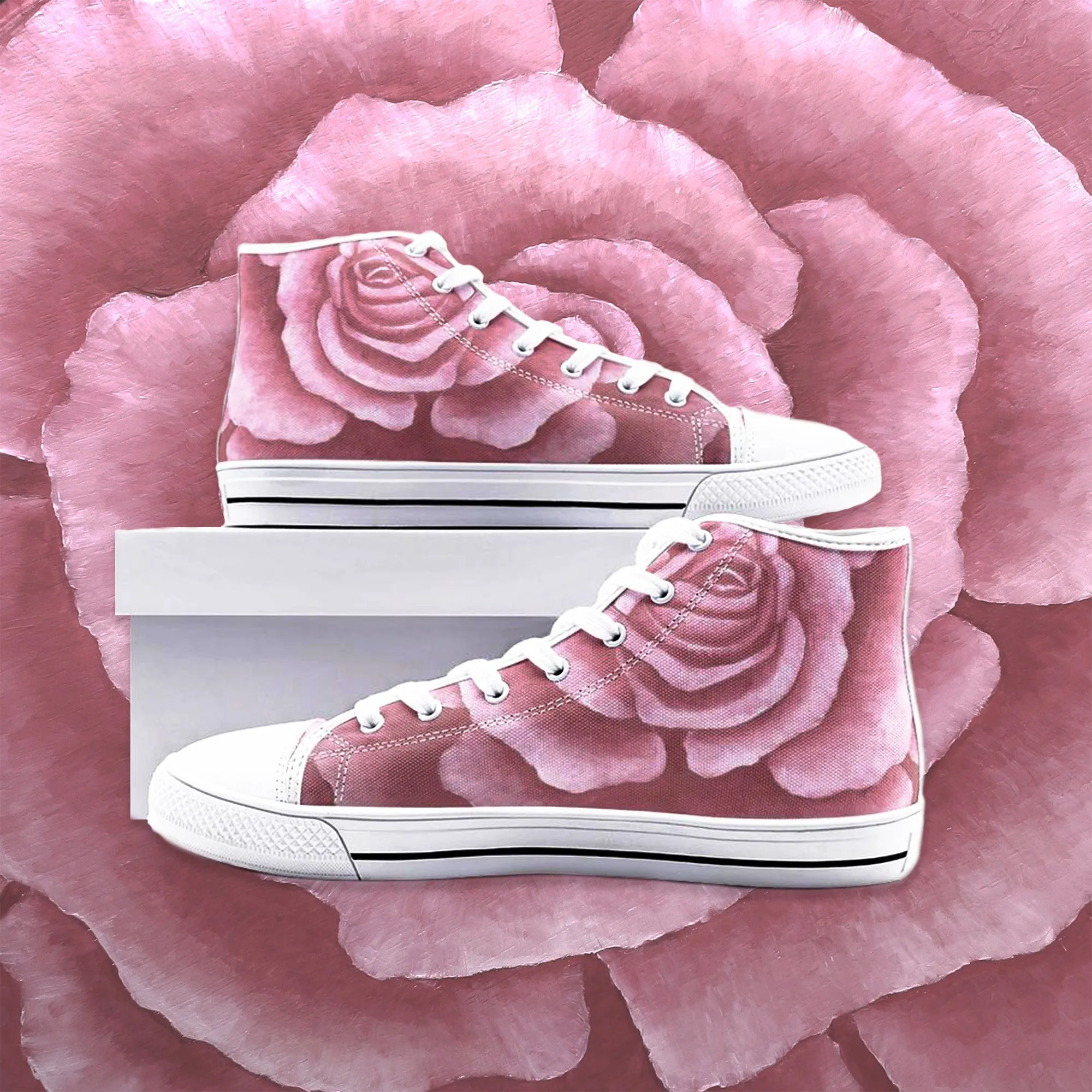 Pink Rose High-top Sneakers