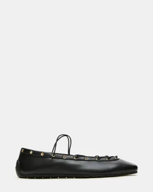 POINTE BLACK LEATHER