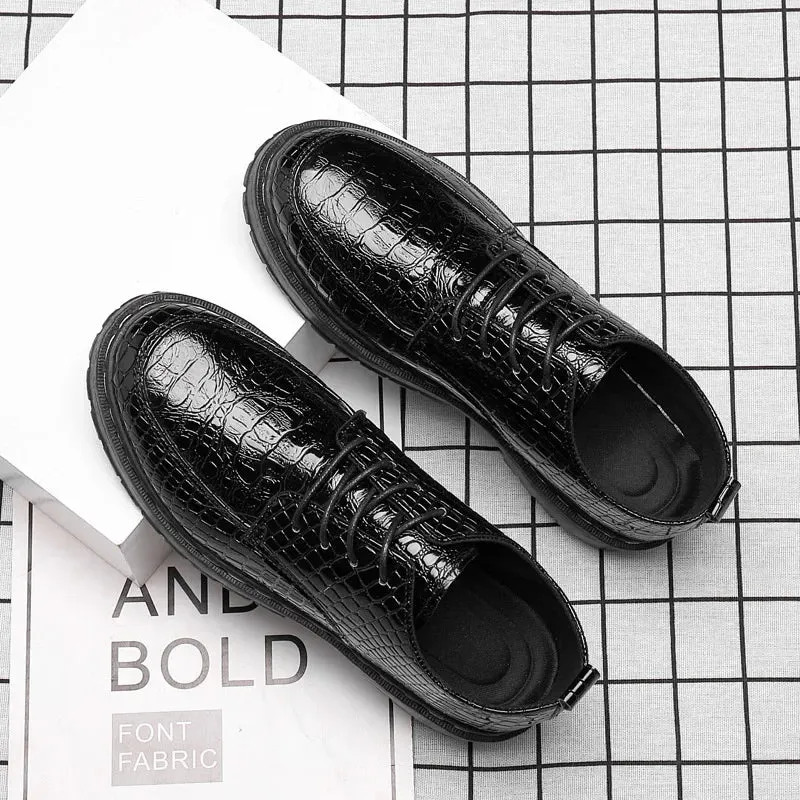 PrimeCraft Crocodile Grain Business-Schuhe