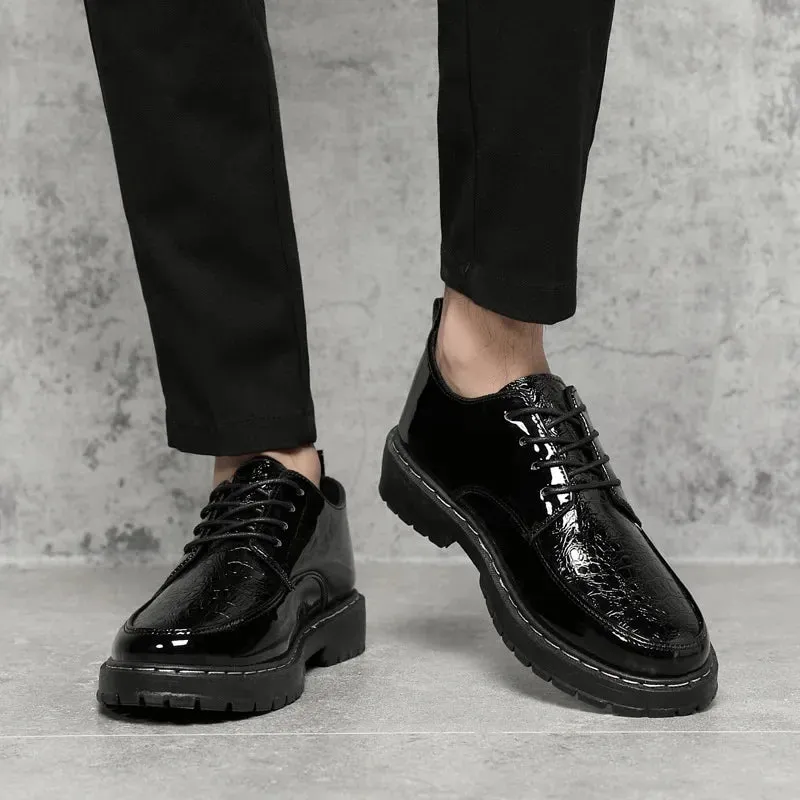 PrimeCraft Crocodile Grain Business-Schuhe