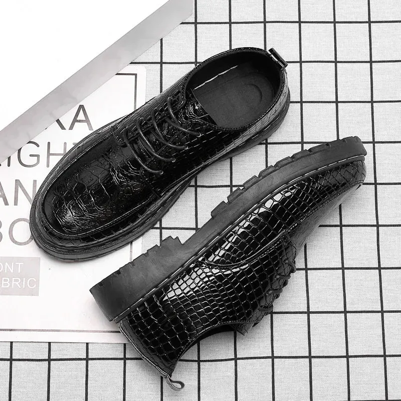 PrimeCraft Crocodile Grain Business-Schuhe