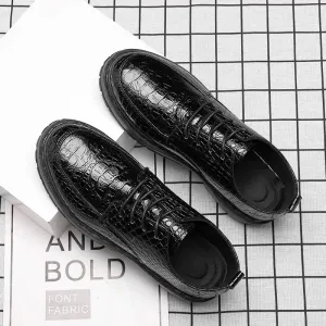 PrimeCraft Crocodile Grain Business-Schuhe