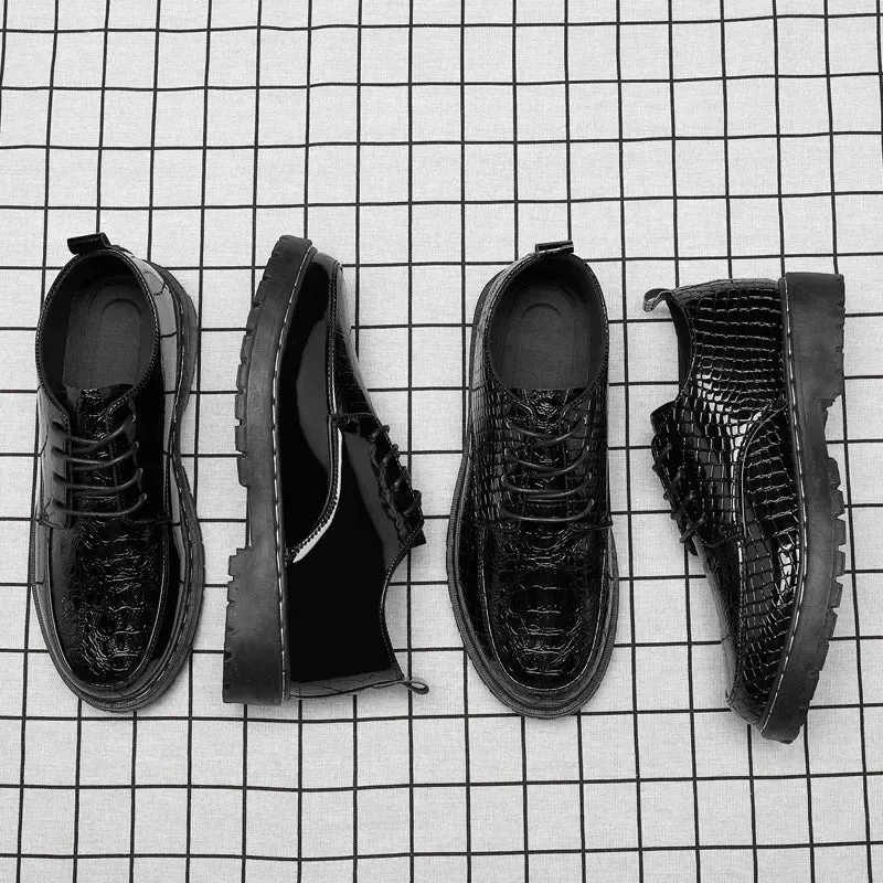 PrimeCraft Crocodile Grain Business-Schuhe