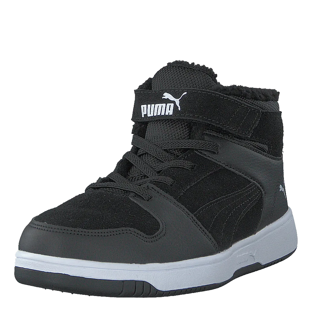 Puma Rebound Layup Fur Sd V Ps Puma Black-puma White