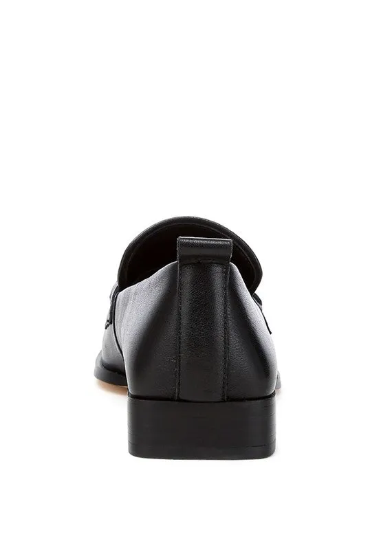 Rag & Co Hostess Genuine Leather Braided Loafers