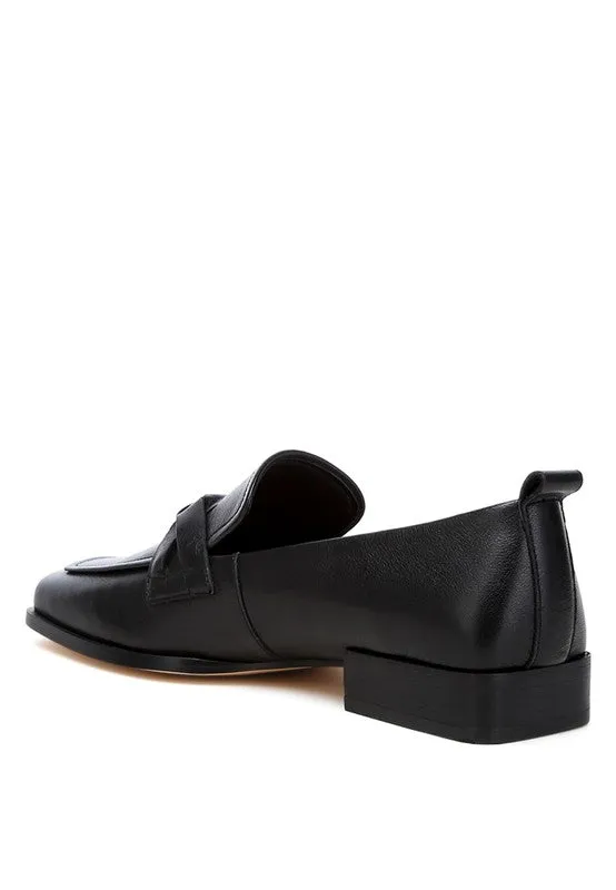 Rag & Co Hostess Genuine Leather Braided Loafers