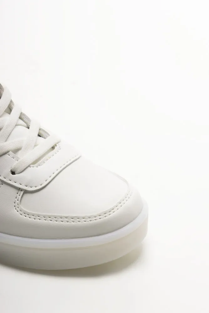 Rainbow High Top Sneakers White